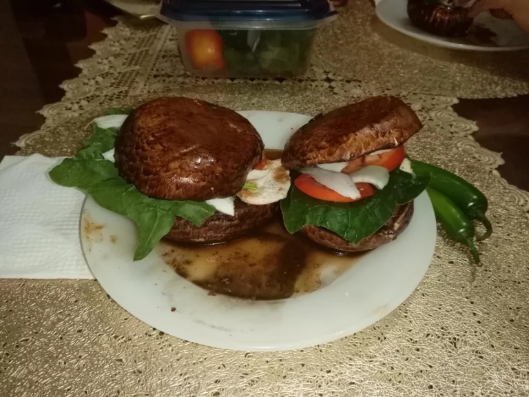 hamburguesa de portobello